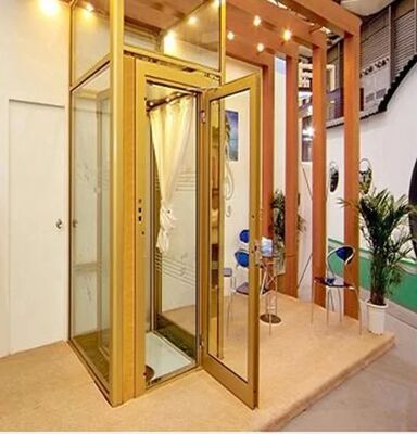 Thang máy 220V với cabin bằng thép không gỉ được thiết kế cho trung tâm thương mại, cung cấp phương tiện di chuyển theo chiều dọc bền bỉ và an toàn