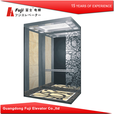 Thang máy hành khách gia công cabin SS304 Tải trọng 1600KGS
