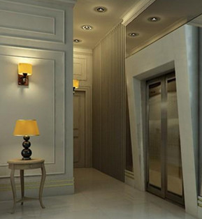 0,5m / s Thang máy chở khách 4 người Lực kéo điện VVVF