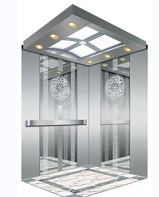 Màn hình 7 inch MRL Thang máy 4 người Thang máy 400KG MRL
