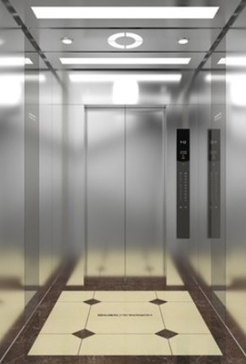 Thang máy chở khách 1600KG Điều khiển biến tần VVVF SS304 Thang máy chở khách nội địa