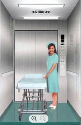 3.0m / s Thang máy bệnh viện cho bệnh nhân Thang máy MRL thủy lực 1600KG