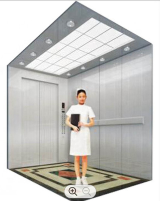 Thang máy giường bệnh viện 1,5m Cabin thang máy bằng thép không gỉ TUV