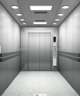 Thang máy giường bệnh viện 1,5m Cabin thang máy bằng thép không gỉ TUV