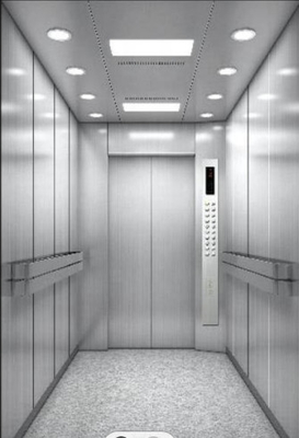 Thang máy giường bệnh viện 1,5m Cabin thang máy bằng thép không gỉ TUV