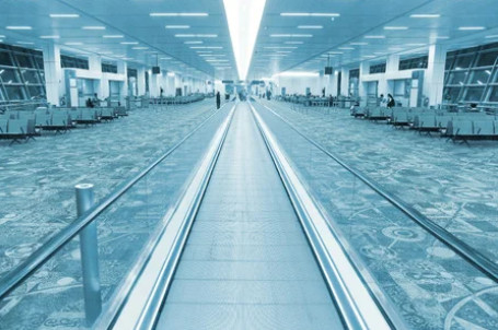 11 độ Lối đi di chuyển sân bay VVVF Hợp kim nhôm điều khiển VVVF Vỉa hè di chuyển