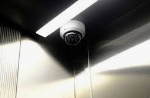 Hệ thống camera quan sát Thang máy có khóa riêng Lan can tròn 1600KG 4 Thang máy chở khách
