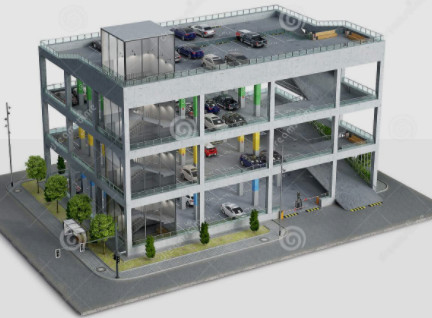 0,75m / s Bãi đậu xe Tòa nhà Thang máy Thang máy ICP AC VVVF Lực kéo