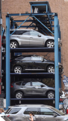 Thang máy ô tô 4 lớp Thang máy điều khiển VVVF 3000KG Xe máy