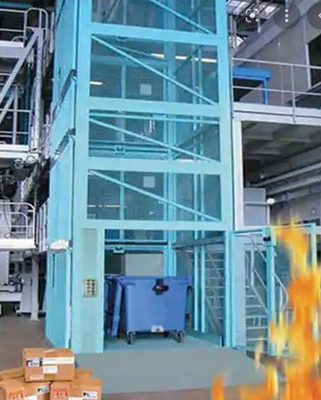 Thang máy chở hàng thủy lực 2m / s