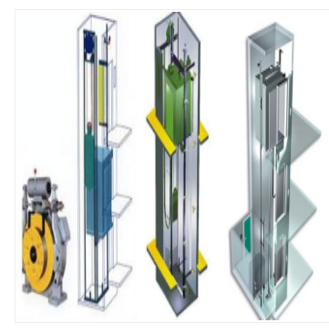 Bộ vi điều khiển Thang máy Mrl thủy lực PM Truyền động không hộp số 630KG 5 Thang máy chở khách
